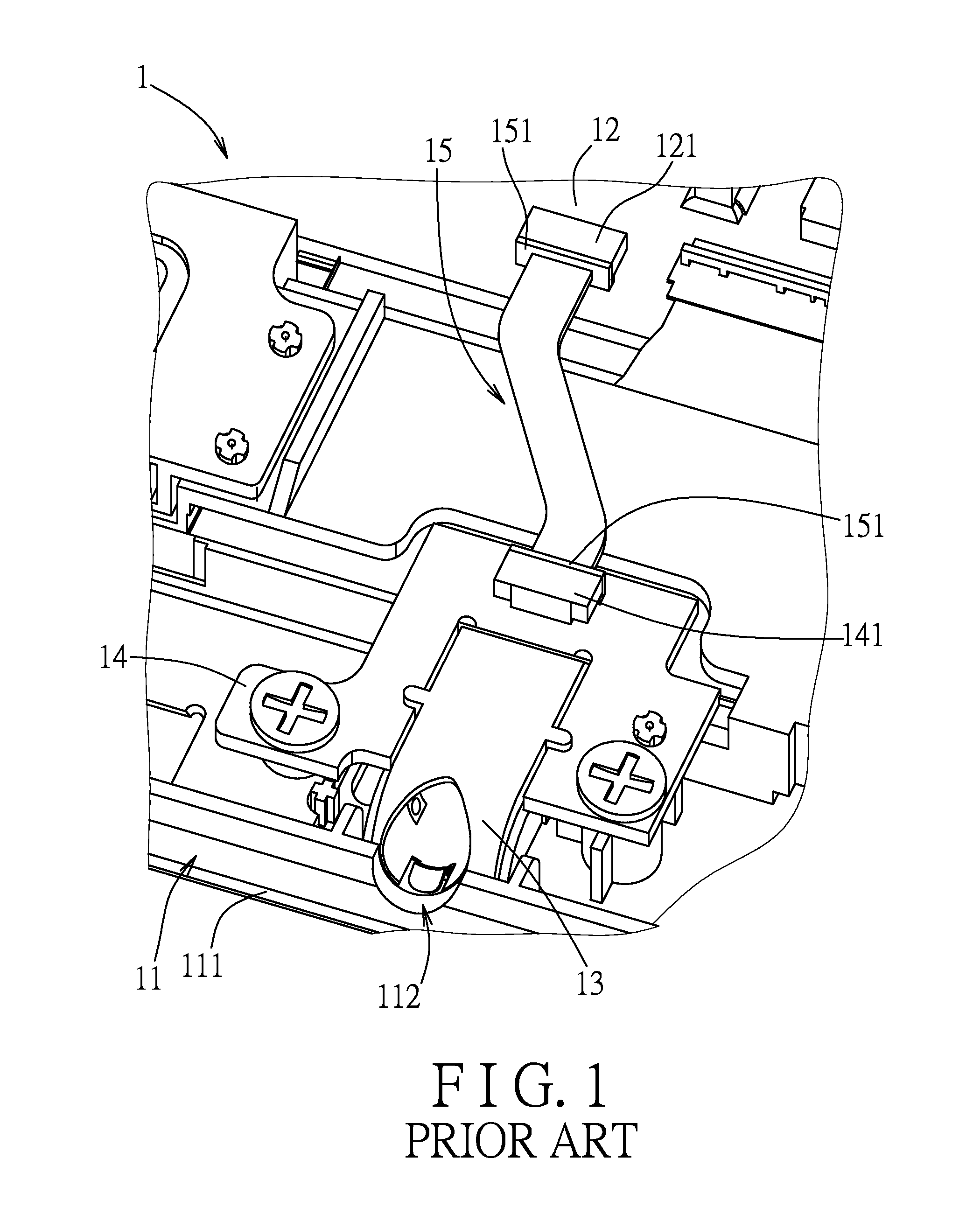 Assembly of an electrical connector and a cable unit and electronic device including the assembly