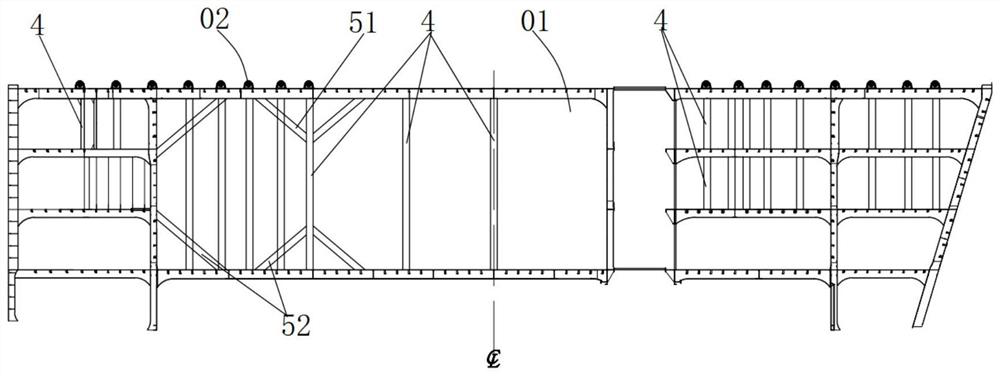 Hoisting deformation control method for large-opening straight cavity structure block