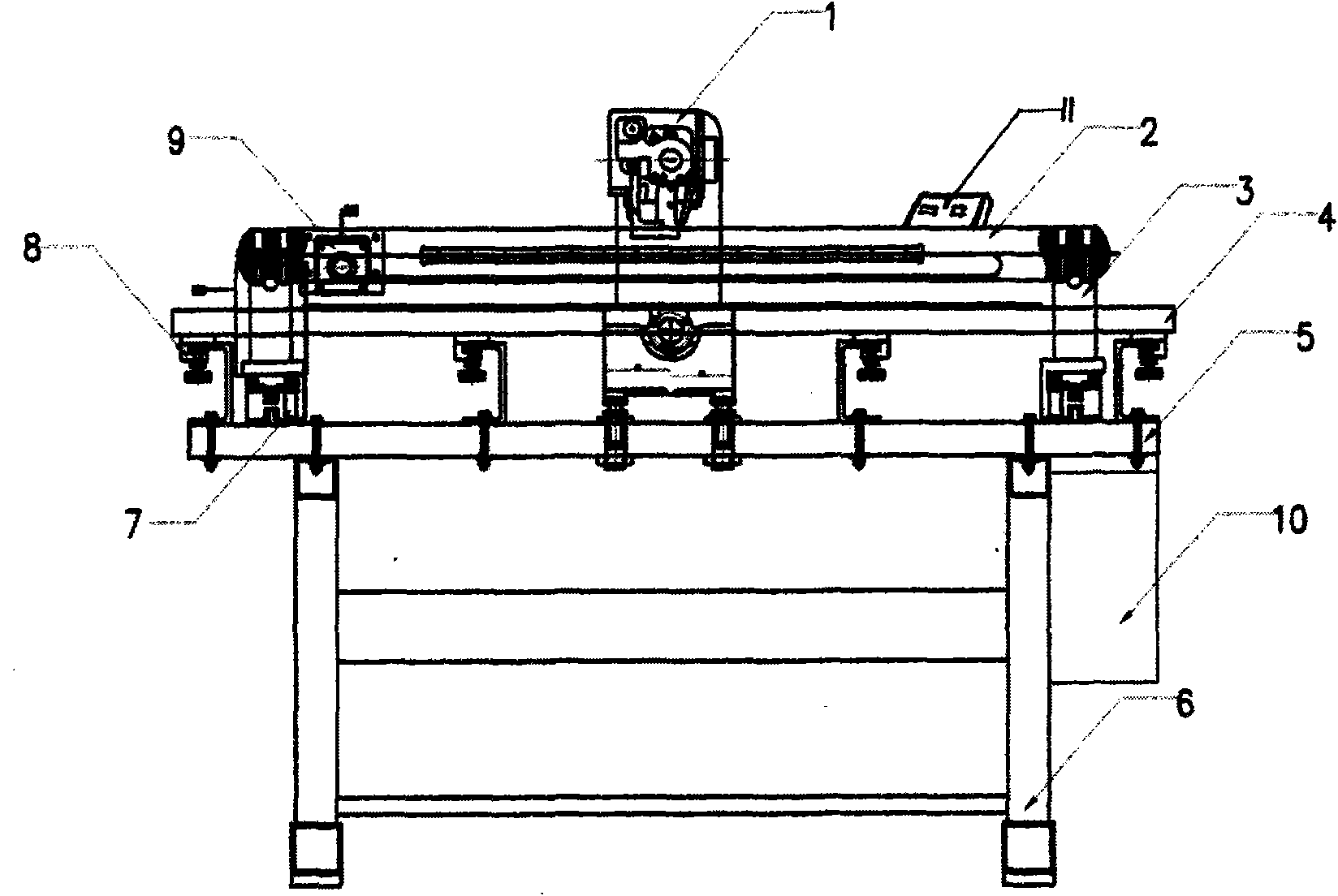 Special type pattern machine for sewing in large area