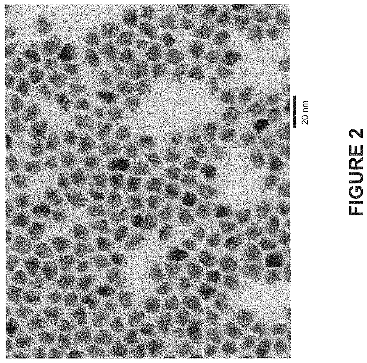 Blue-emitting nanocrystals with cubic shape and fluoride passivation