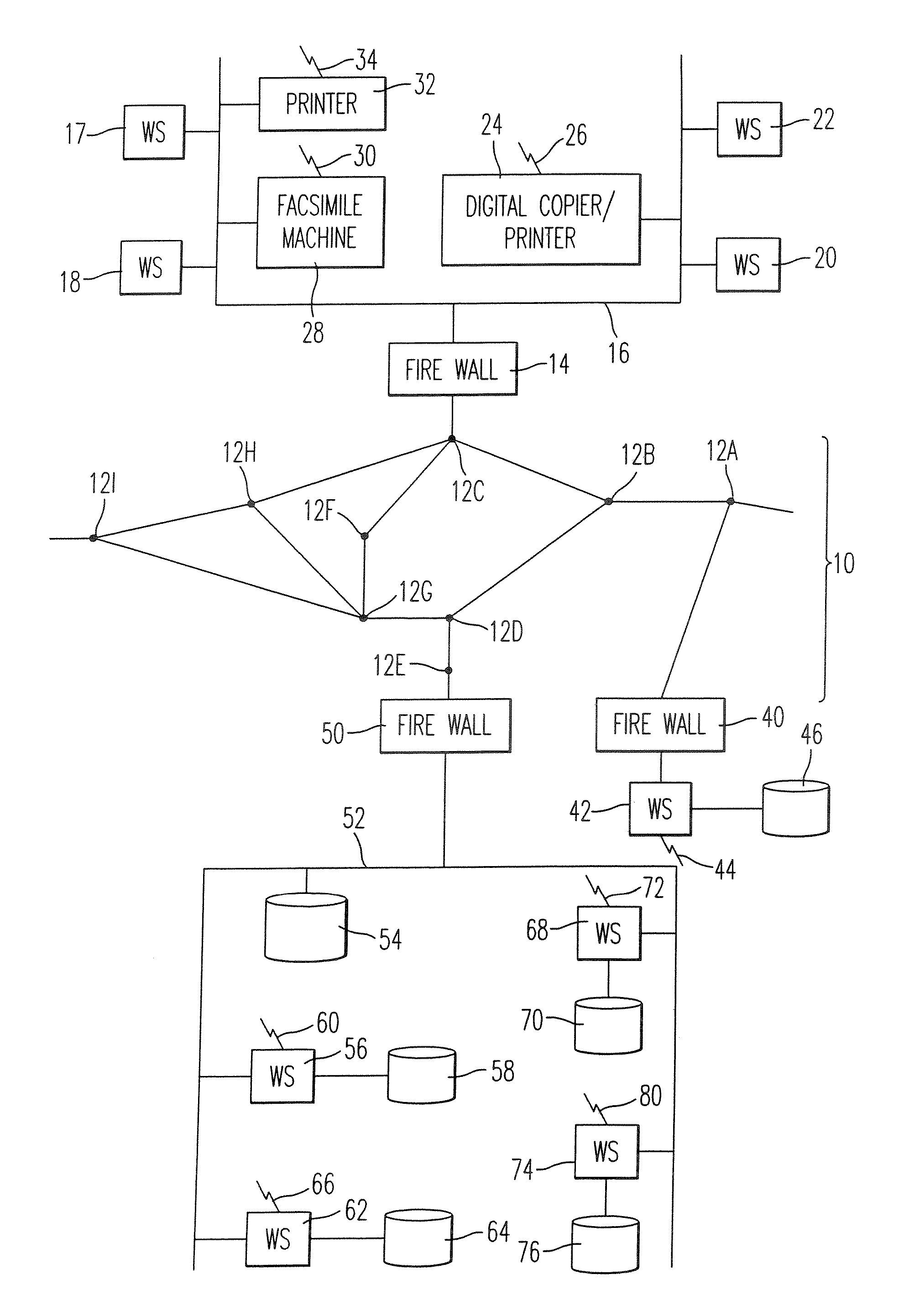 Method and system for diagnosis and control of machines using connectionless modes having delivery monitoring and an alternate communication mode