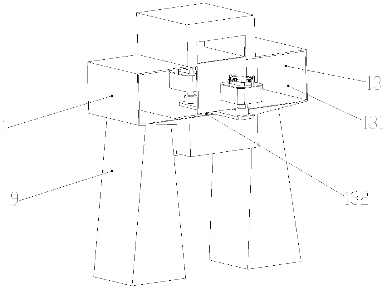 An automatic sandblasting equipment