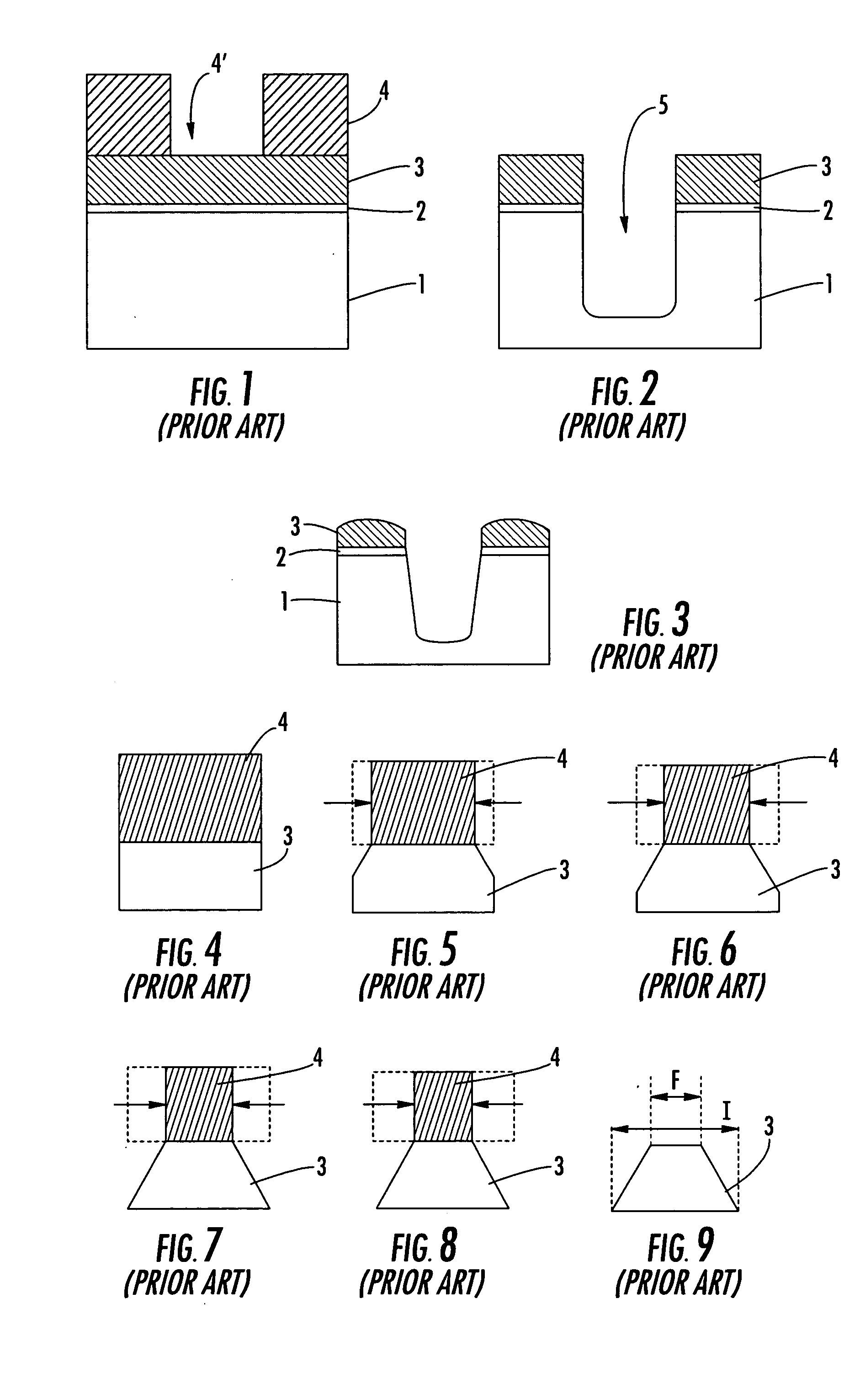 Method for the fabrication of isolation structures