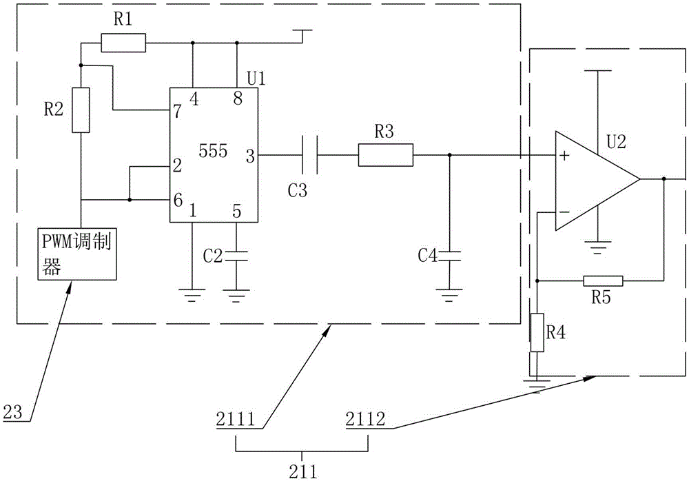 A low-voltage transformer area electric energy quality control device