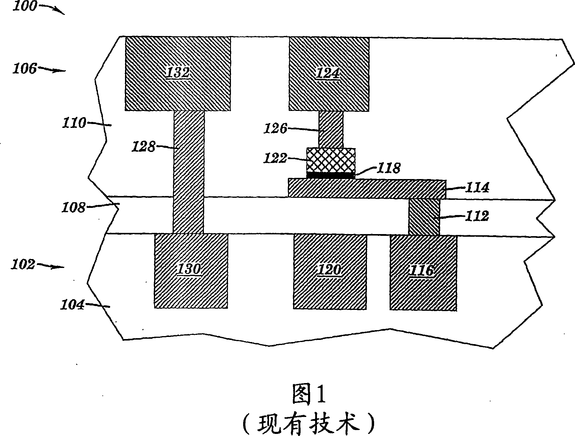 Method and structure for forming slot via bitline for MRAM devices