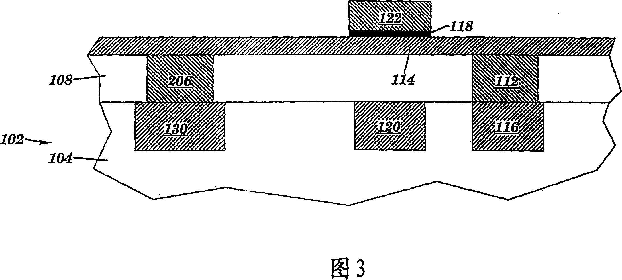 Method and structure for forming slot via bitline for MRAM devices