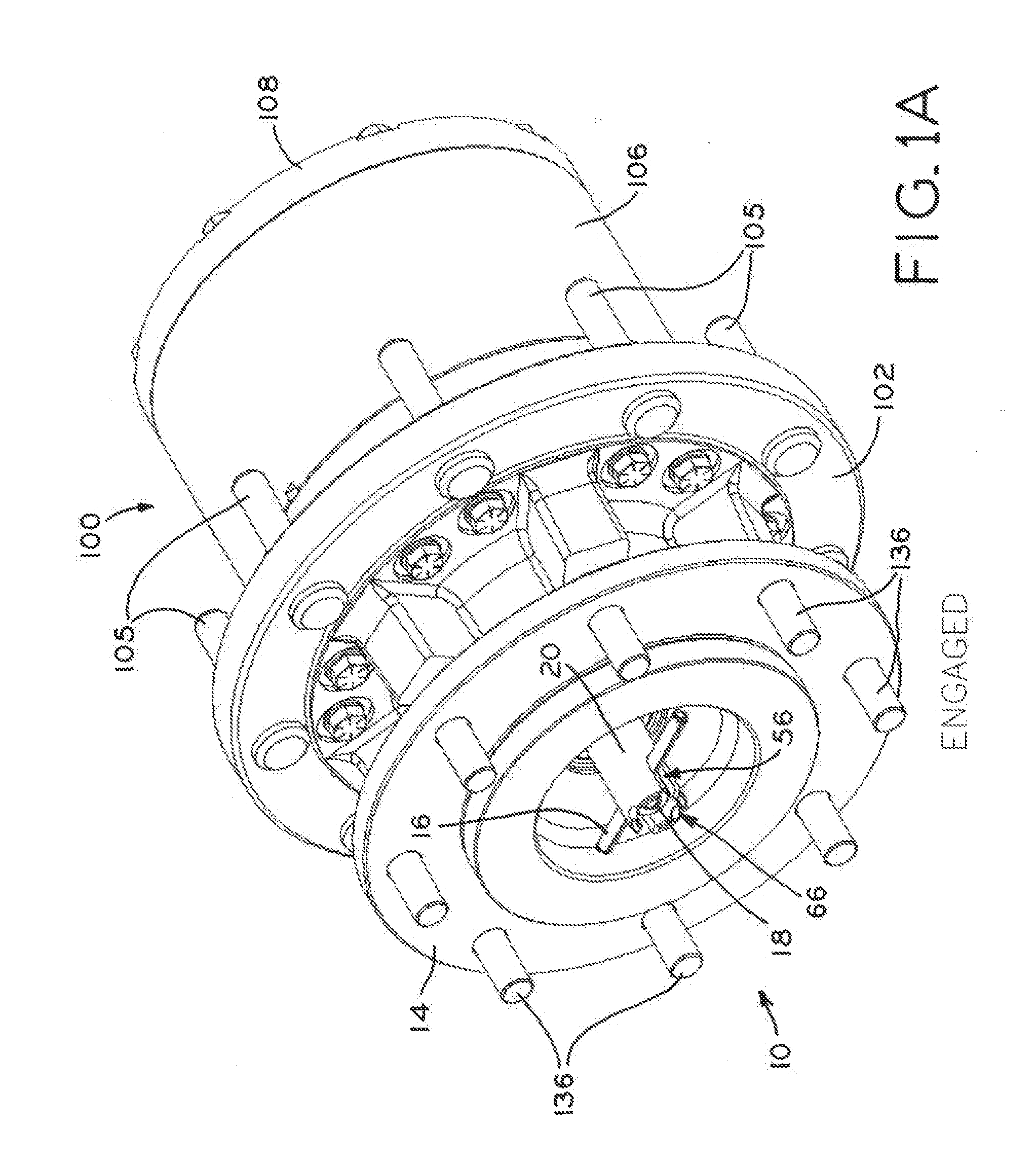 Quick disconnect for a drive unit