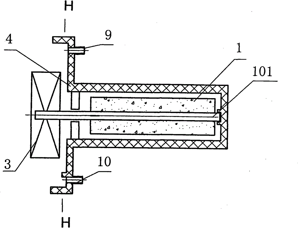 Small centrifugal water pump with impeller directly driven by internal rotor motor