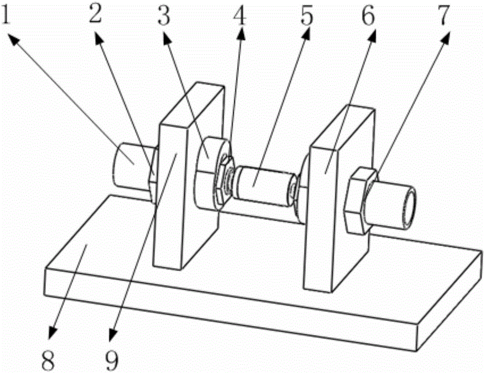 Cylindric pin with orientation correction for rough machining of lug