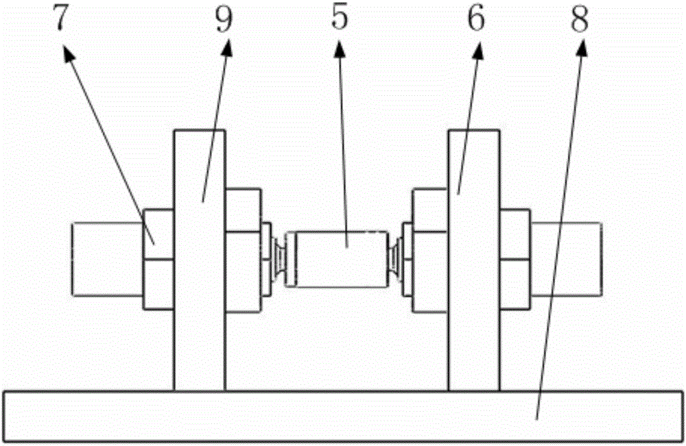 Cylindric pin with orientation correction for rough machining of lug