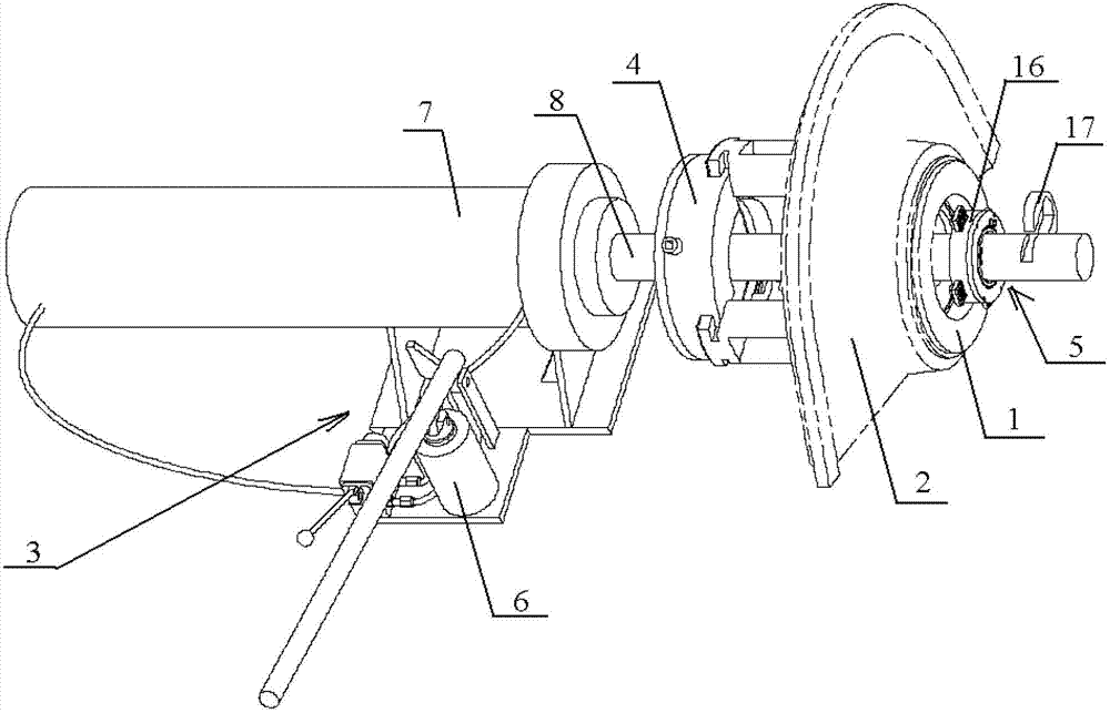 Outdoor shaft sleeve pulling and pressing device for excavators