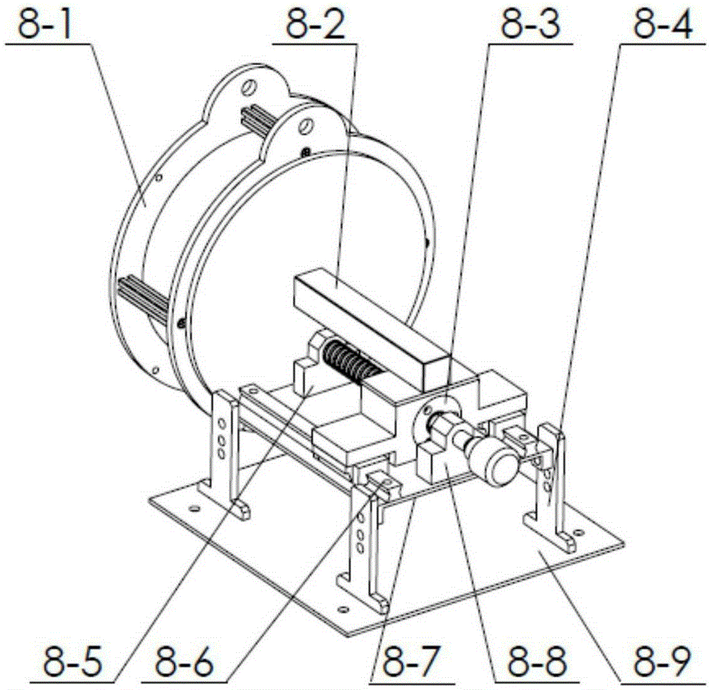 Auxiliary disassembly-assembly device for deep-sea airtight cabin