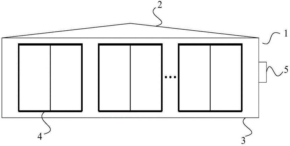 Container type film coating and static aerated composting device