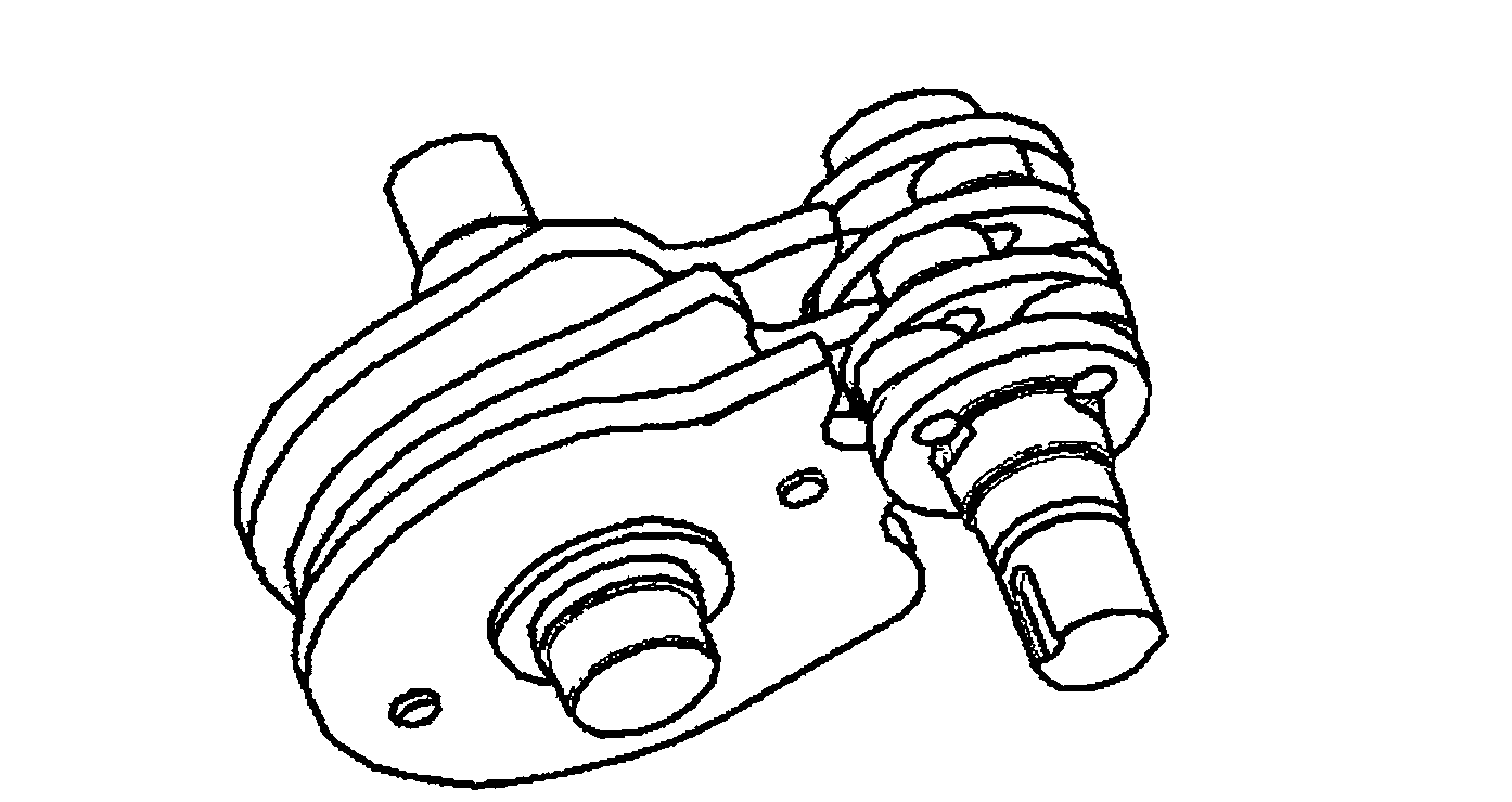 Coaxial radial push rod high-speed dividing mechanism