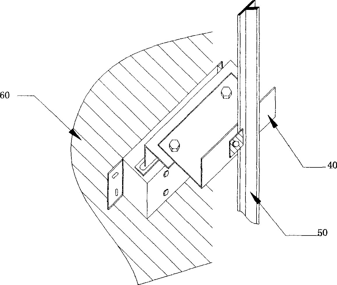 Vibration-reducing and noise-reducing device for elevator guiding track