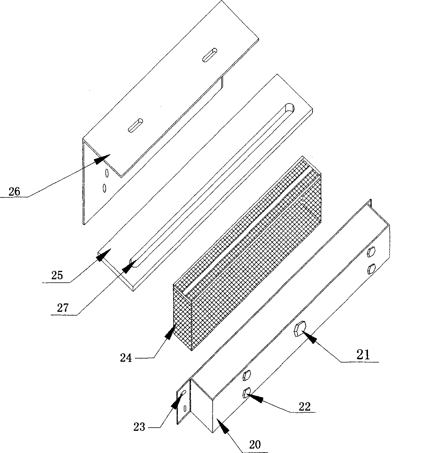 Vibration-reducing and noise-reducing device for elevator guiding track