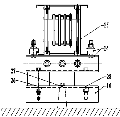 Wind power dedicated busway vibration damping mechanism