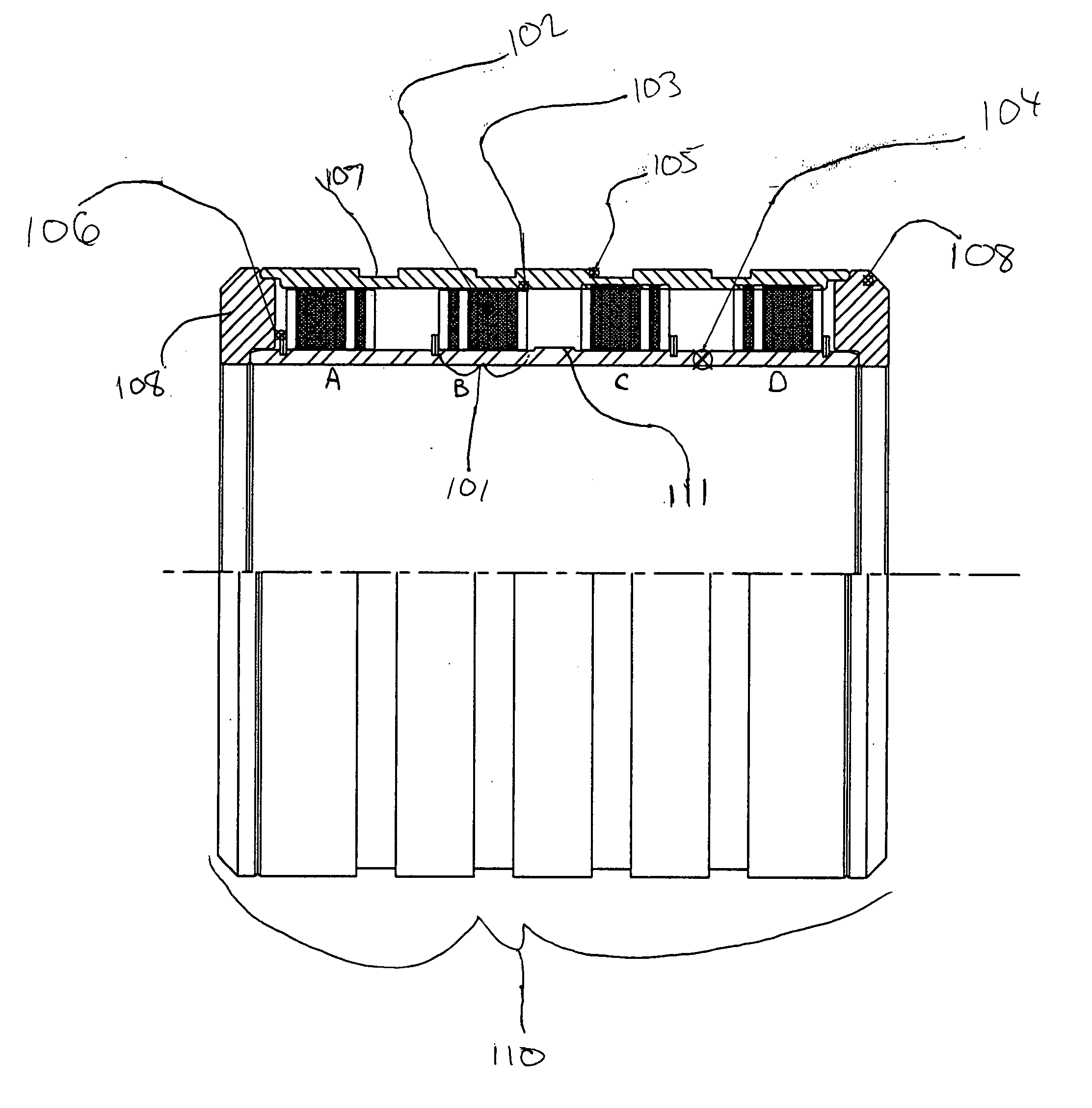 Magnet arrangement for use on a downhole tool