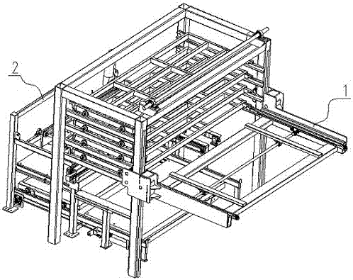 Multi-specification plate loading and unloading system and numerical control punch