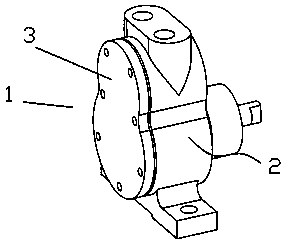 An air compressor with self-lubricating structure