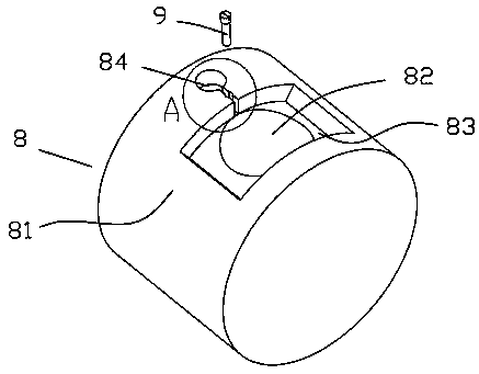 An air compressor with self-lubricating structure