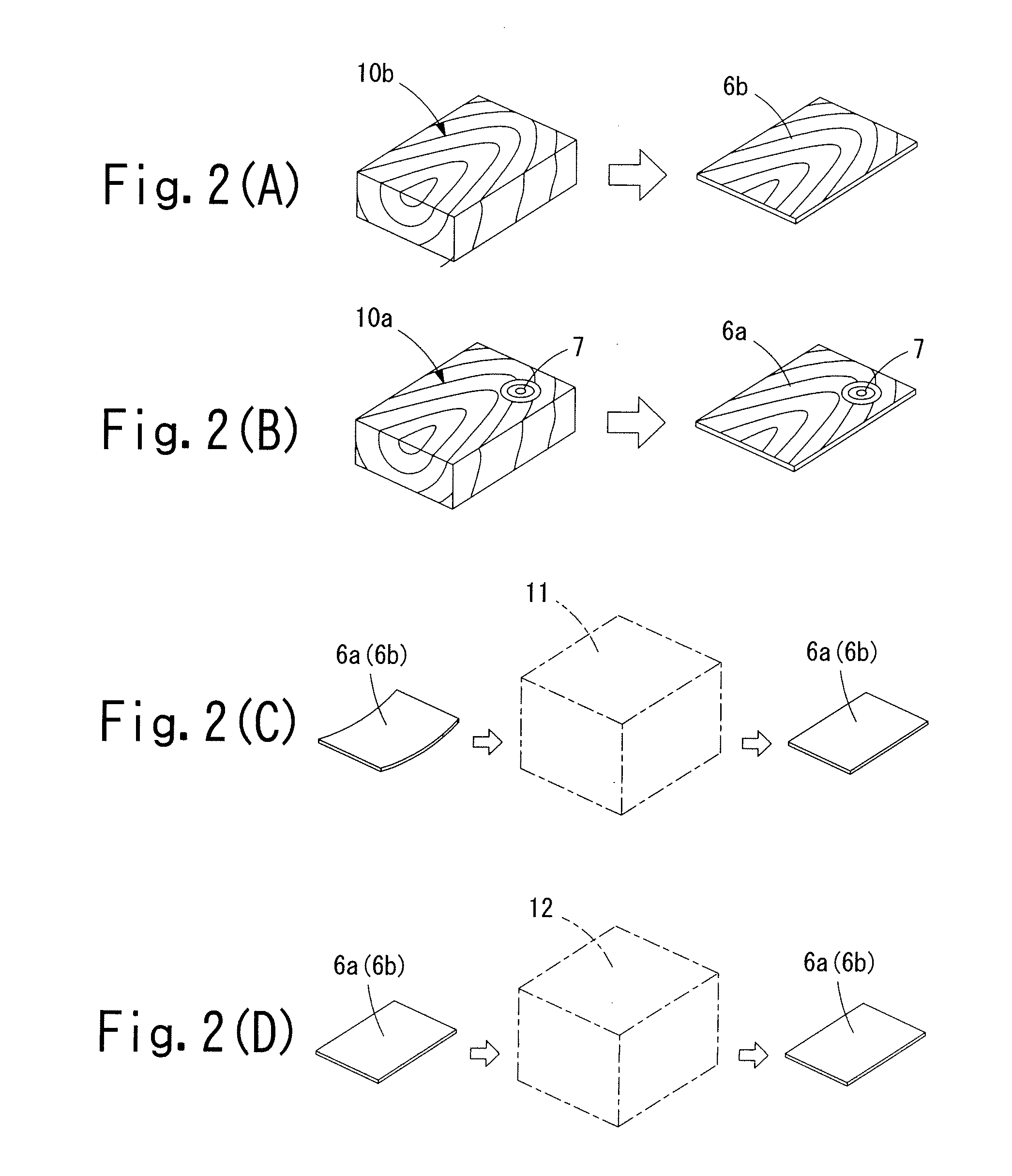 Wooden container and a process for manufacturing thereof