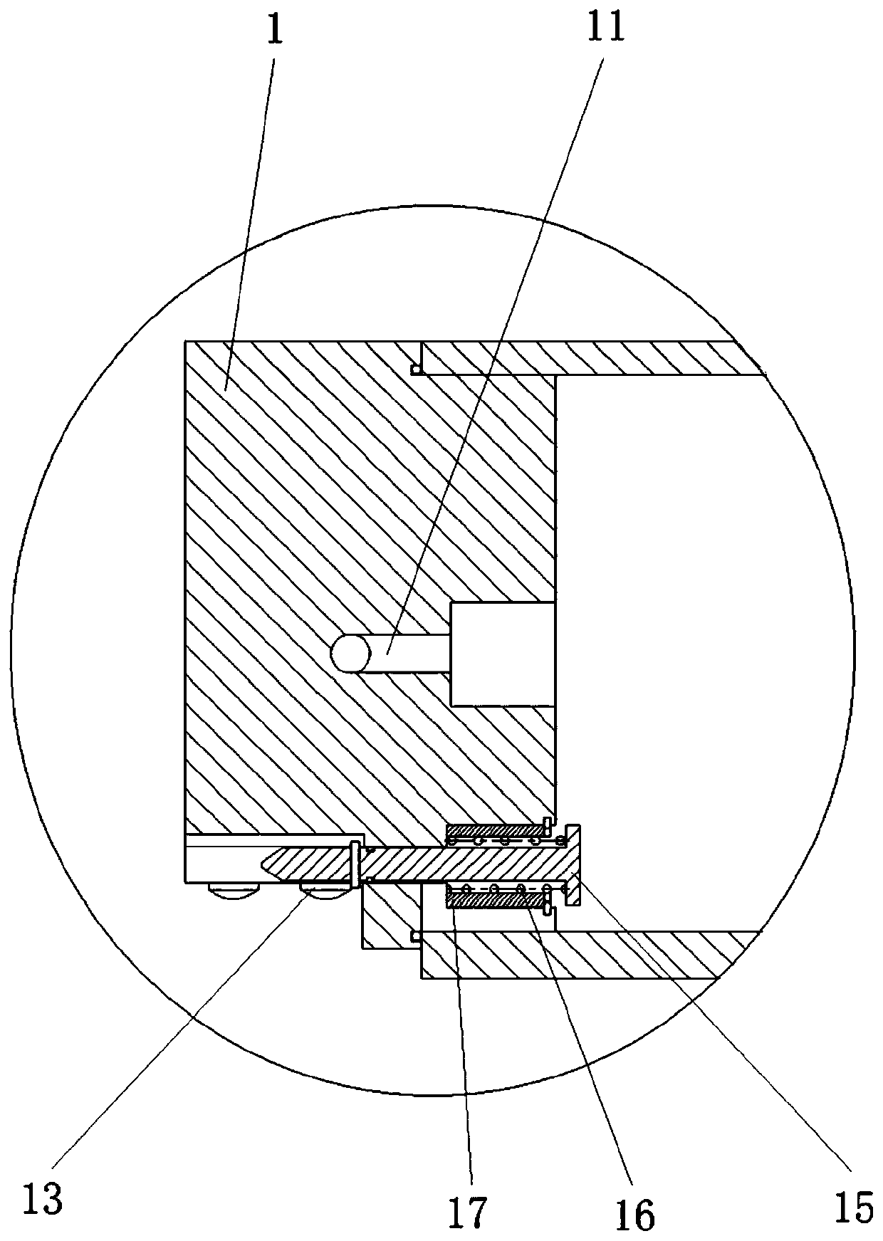 Vacuum isolating valve and vacuum system provided with same