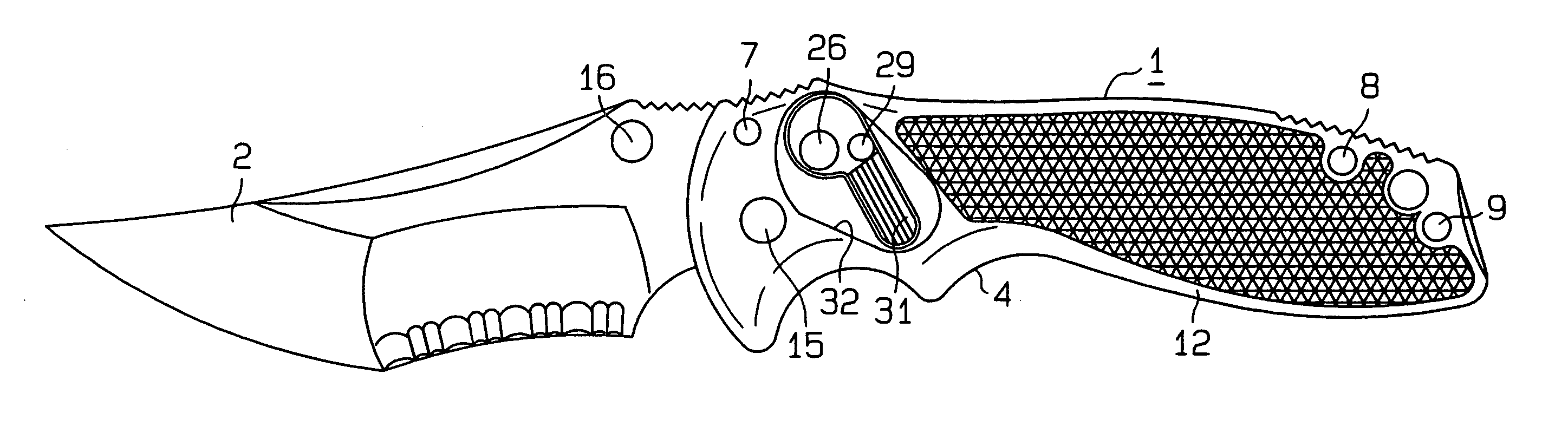 Folding knife with lock mechanism