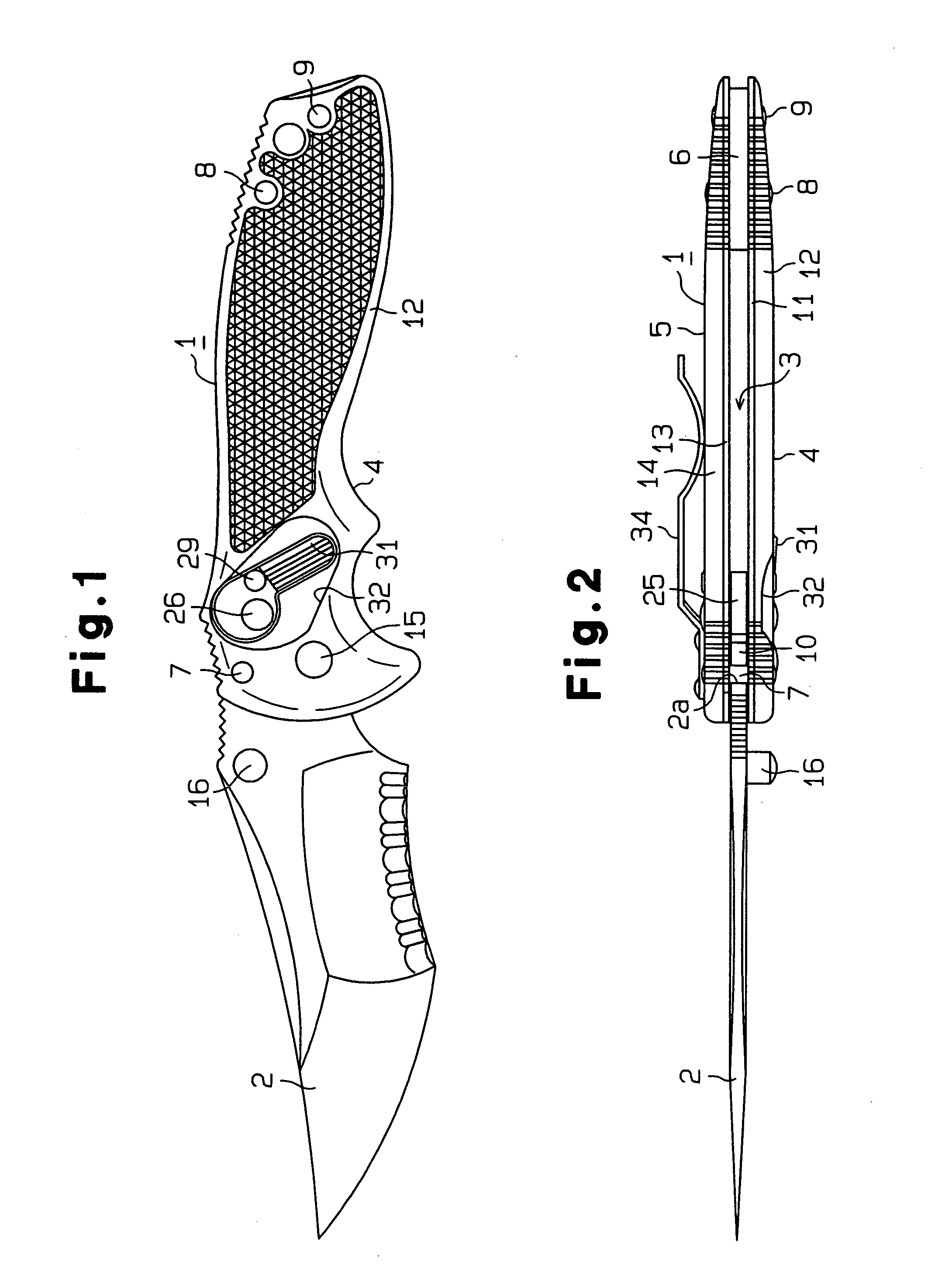 Folding knife with lock mechanism