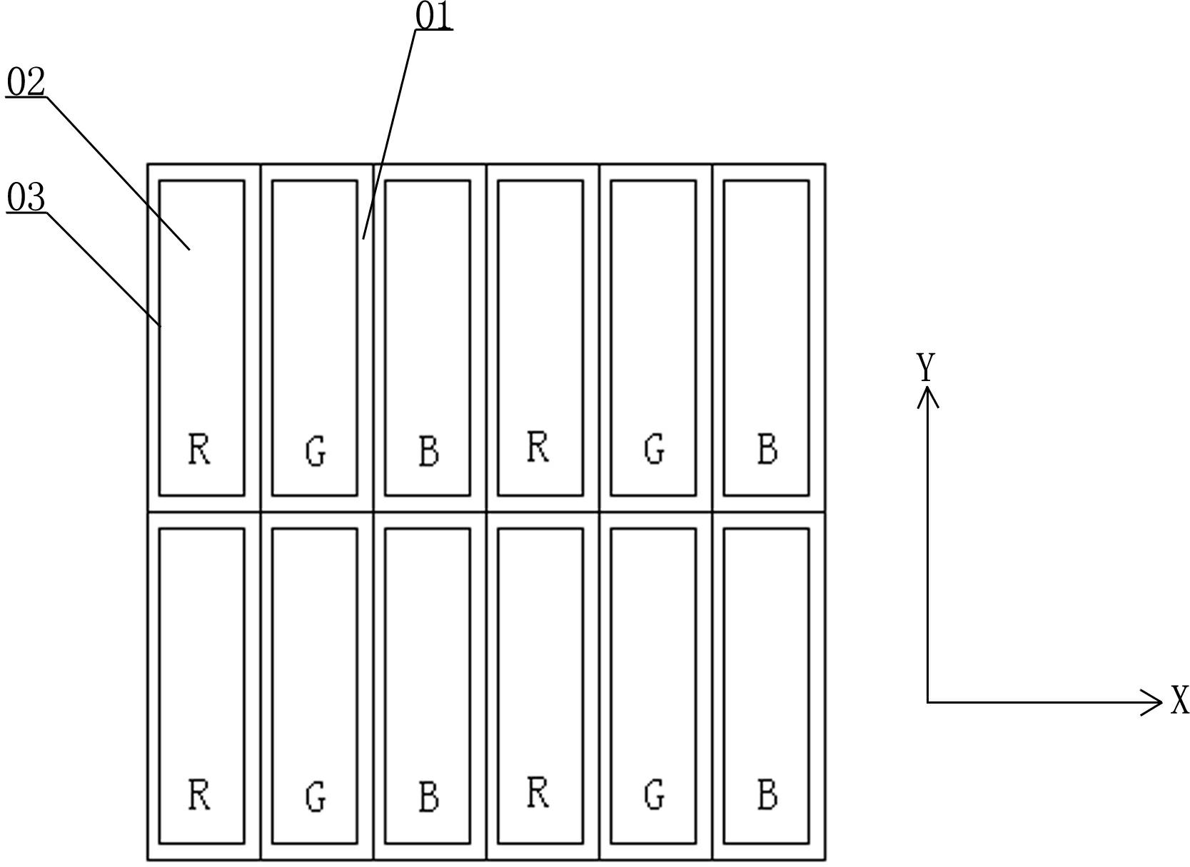 Electrode bridging connection structure for inhibiting picture interference of capacitance type touch screen