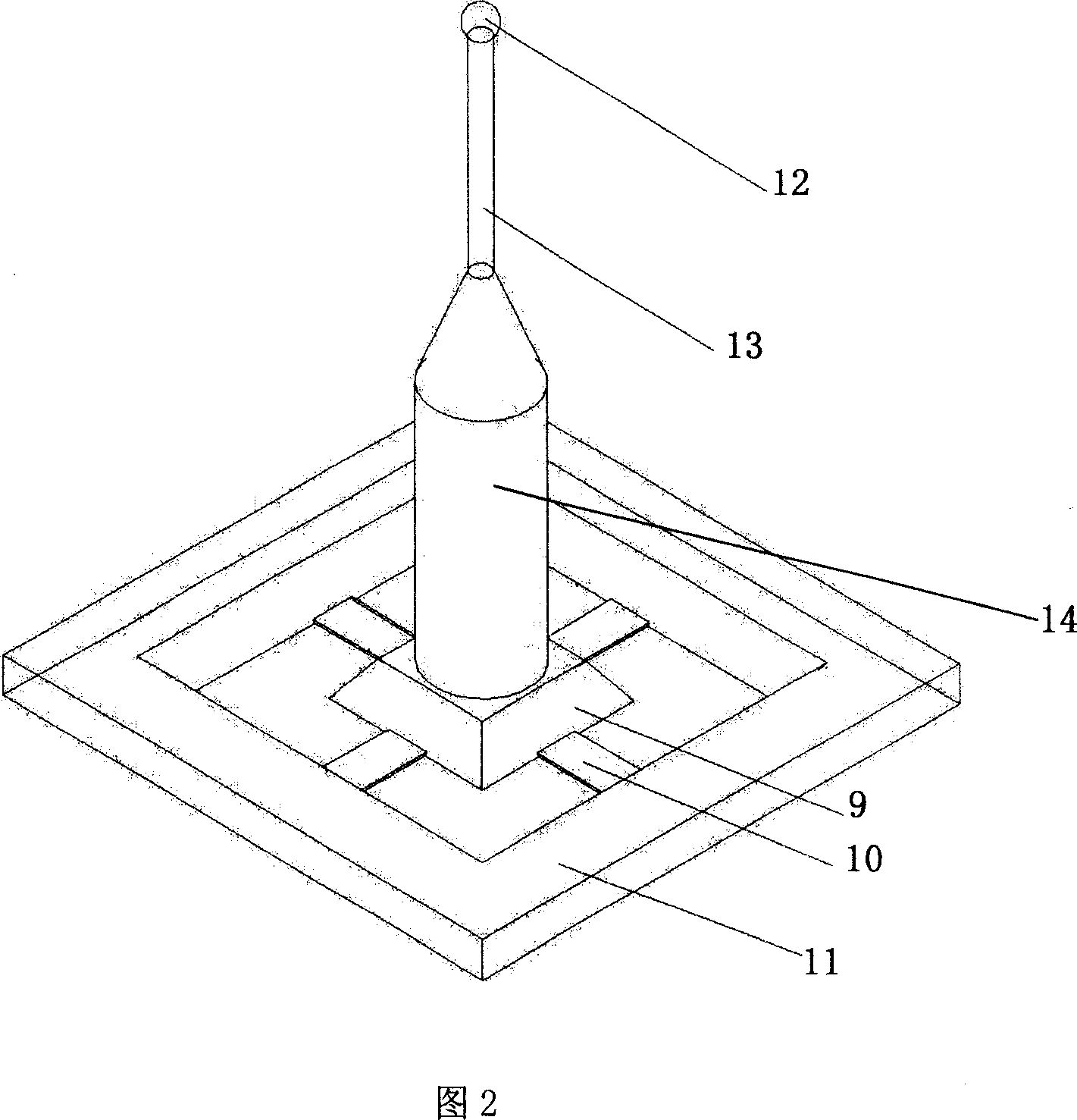 Micro-geometric sense measuring device based on nano-measuring machine and micro-tactometering head