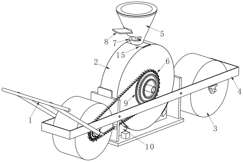 An intelligent peanut sowing device and method