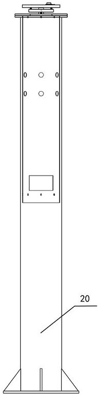 Large-dip-angle self-leveling device