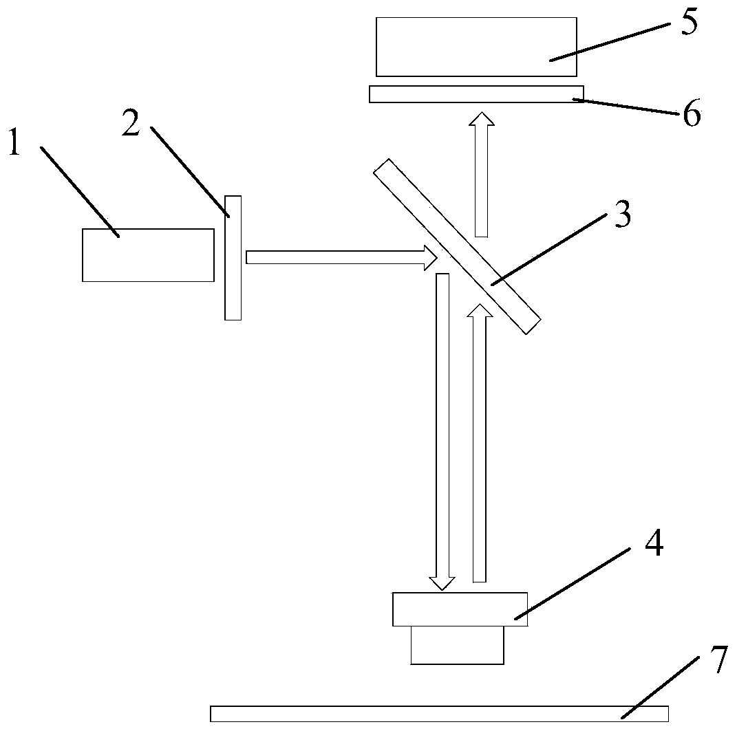 Array substrate detecting device and optical system applied to same