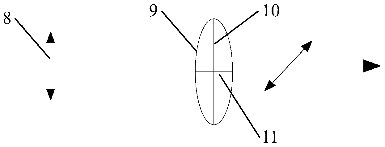 Array substrate detecting device and optical system applied to same