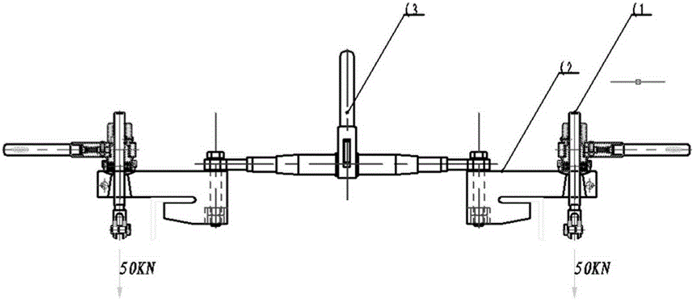 Vertical double-hanging clamp