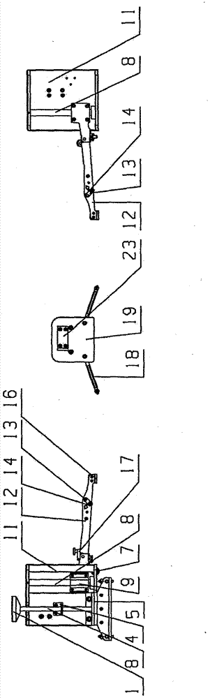 Double-spreading cloth pressing device for automatic cloth paving machines