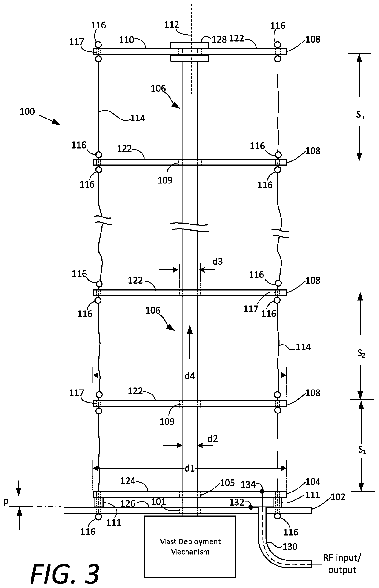 Deployable disk antenna