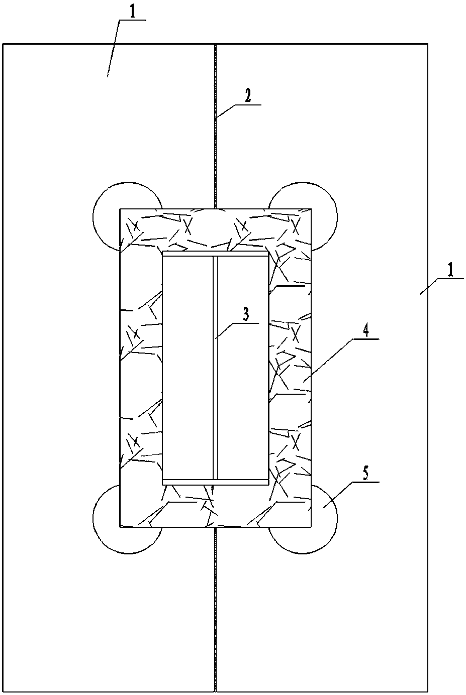 Ceiling board sealing structure of edible fungus fruiting house