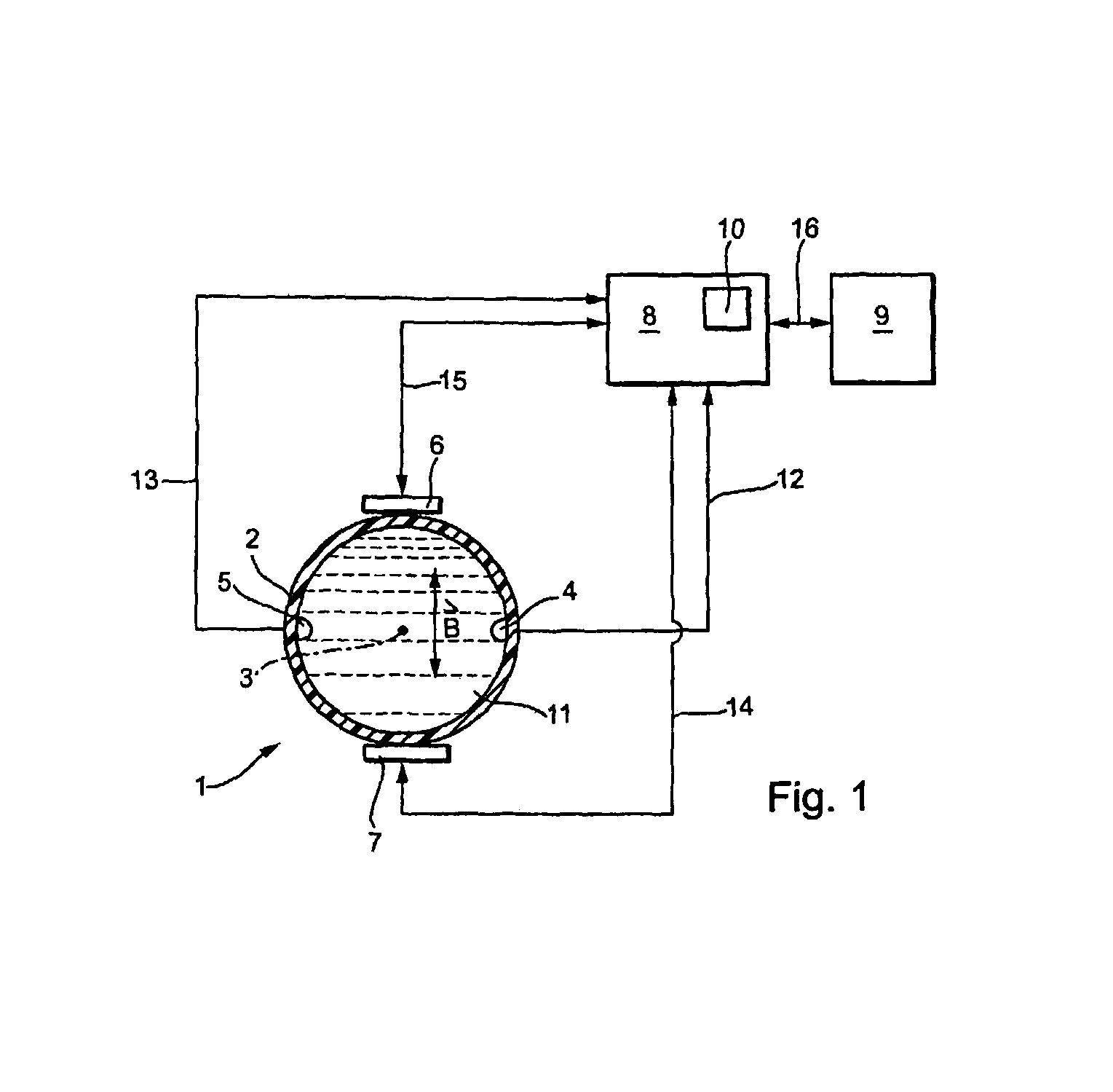 Magneto-inductive flow measuring device