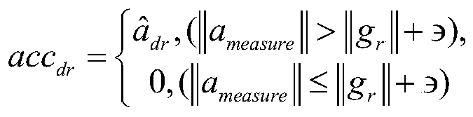 A Disturbance Acceleration Measurement Method for Aircraft Attitude Calculation