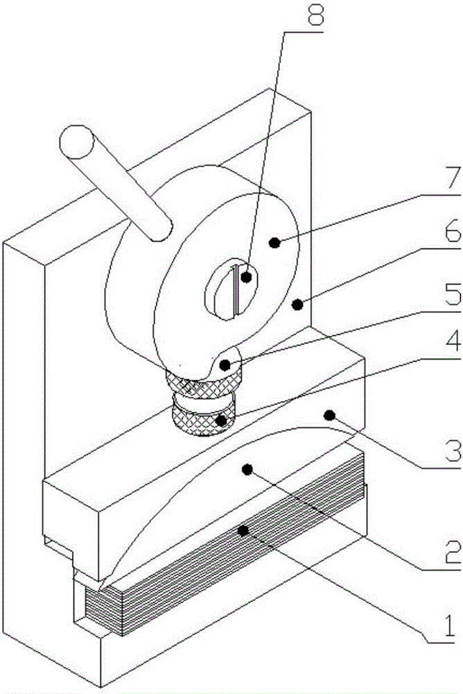 Clamping fixture for multiple thin parts