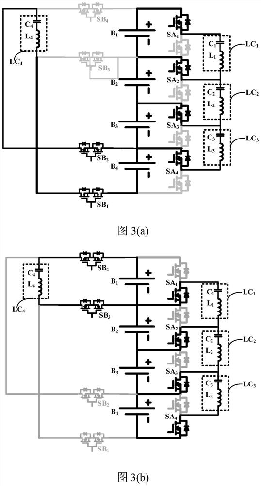 Improved cell-to-cell battery balancing circuit based on lc resonant circuit and its realization method