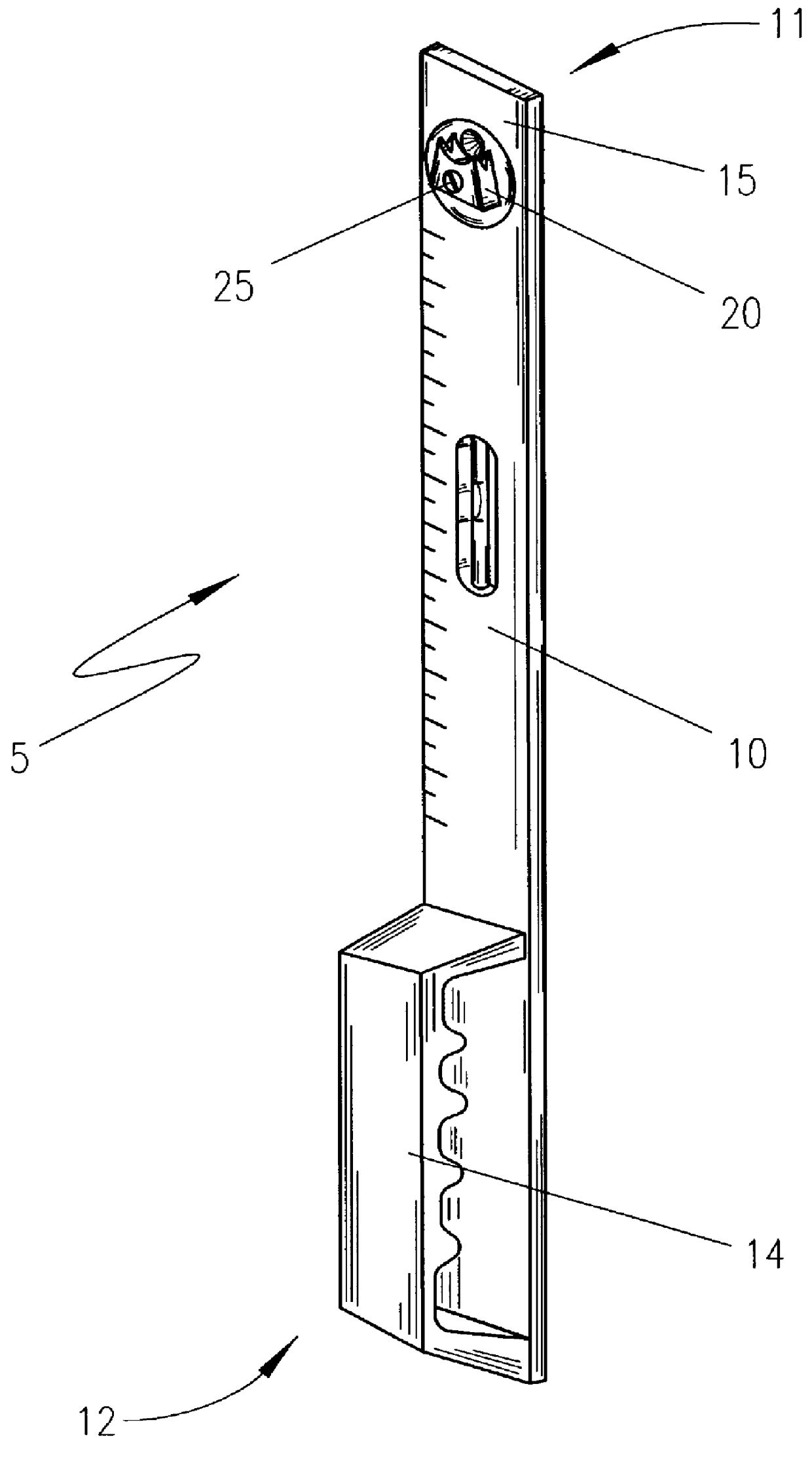 Picture hanging position marking tool