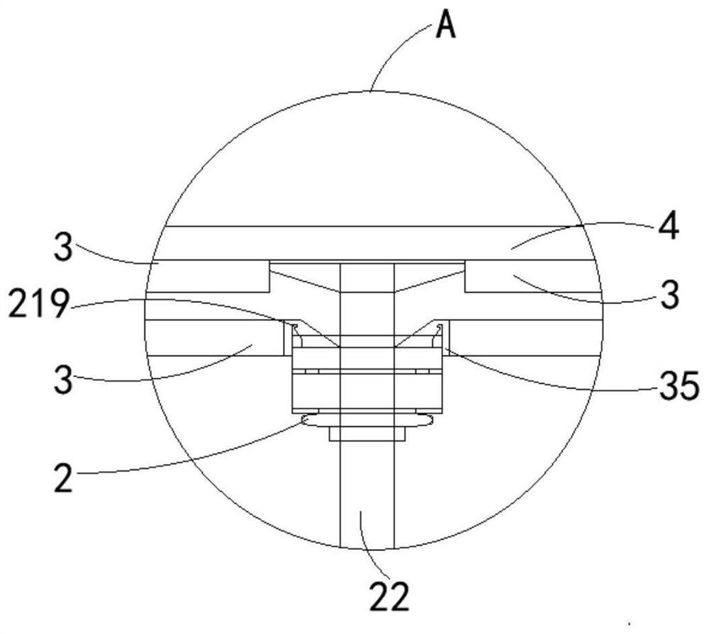 Early-dismantling supporting system of formwork and construction method of early-dismantling supporting system