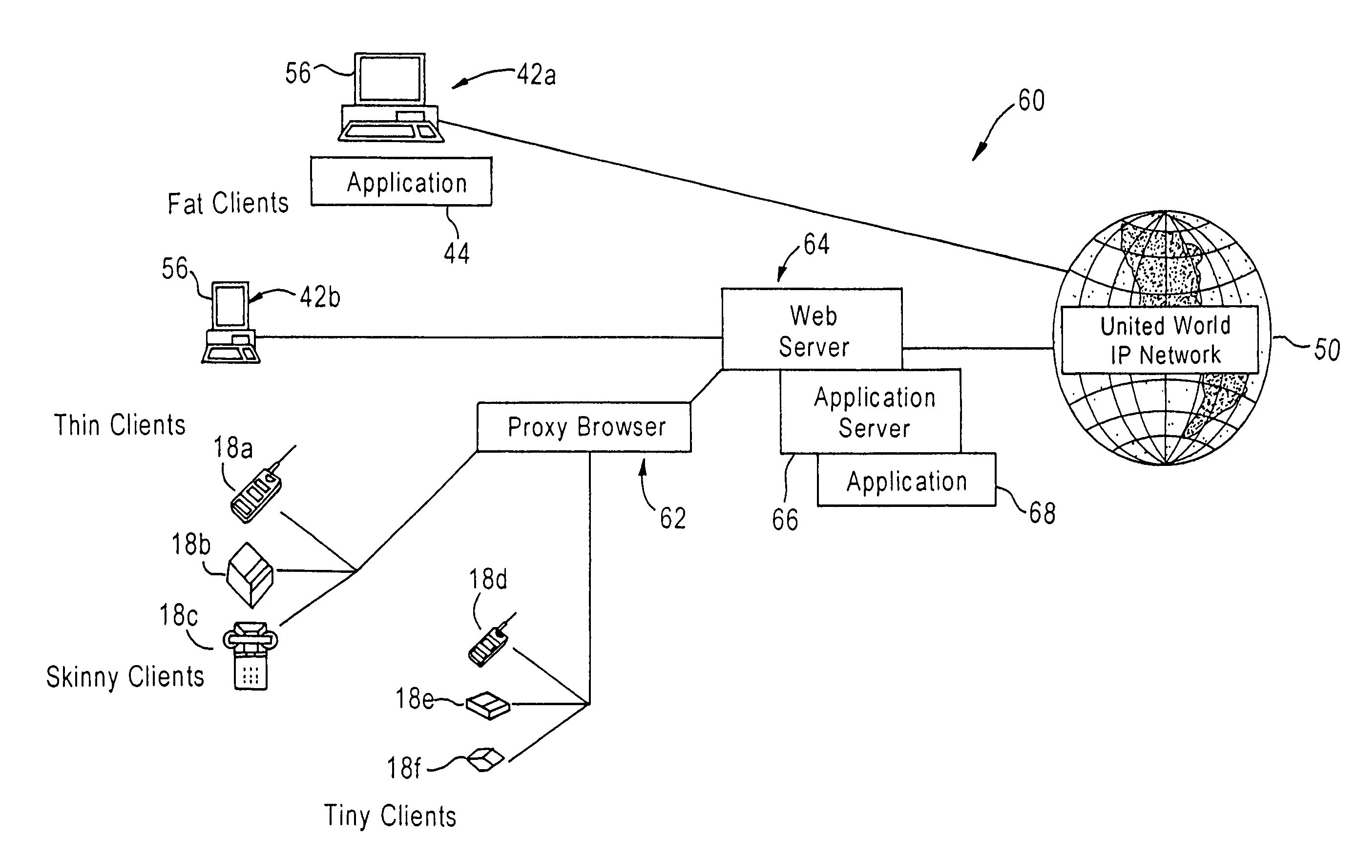 IP web based messaging system for localized management of wireless messaging