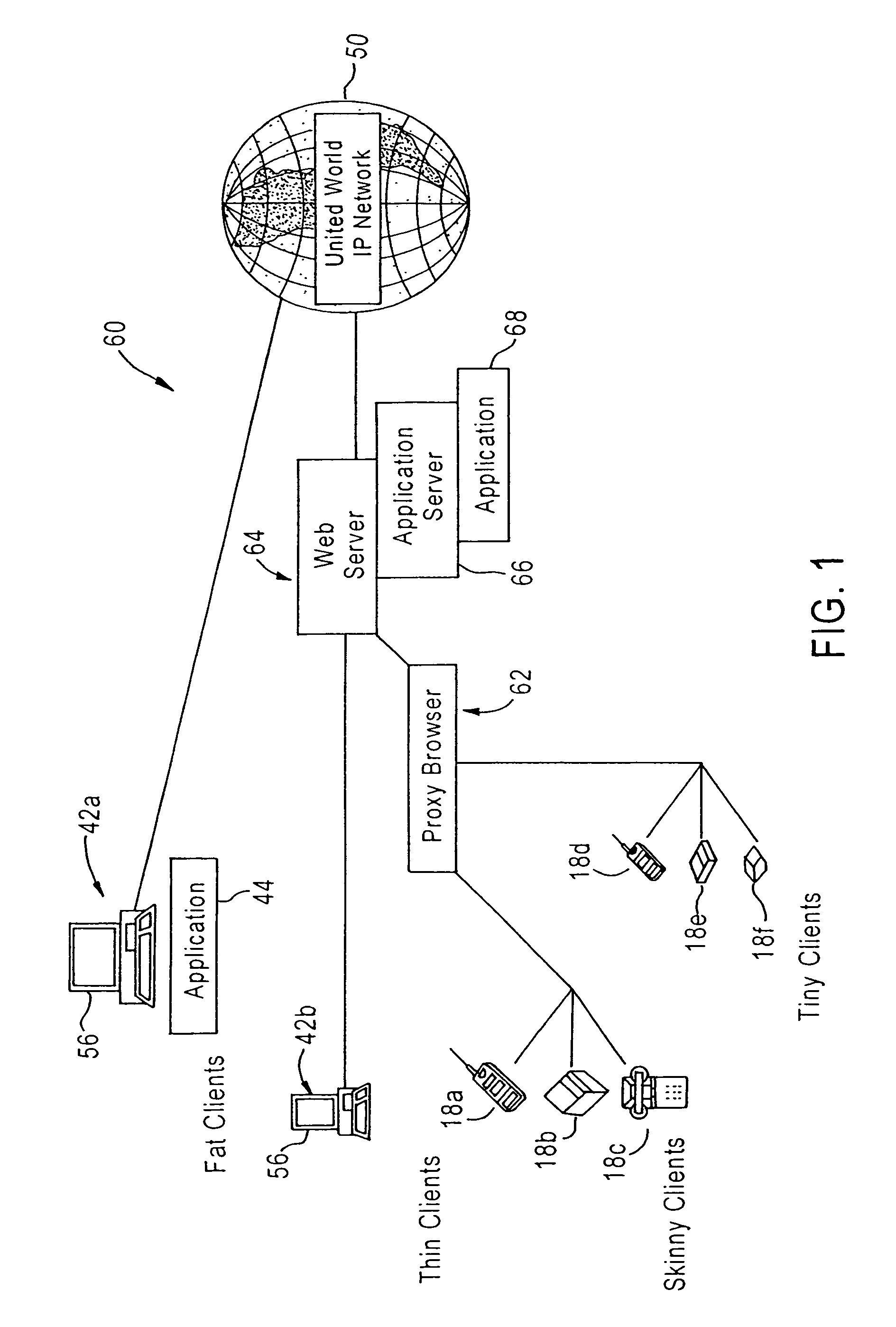 IP web based messaging system for localized management of wireless messaging