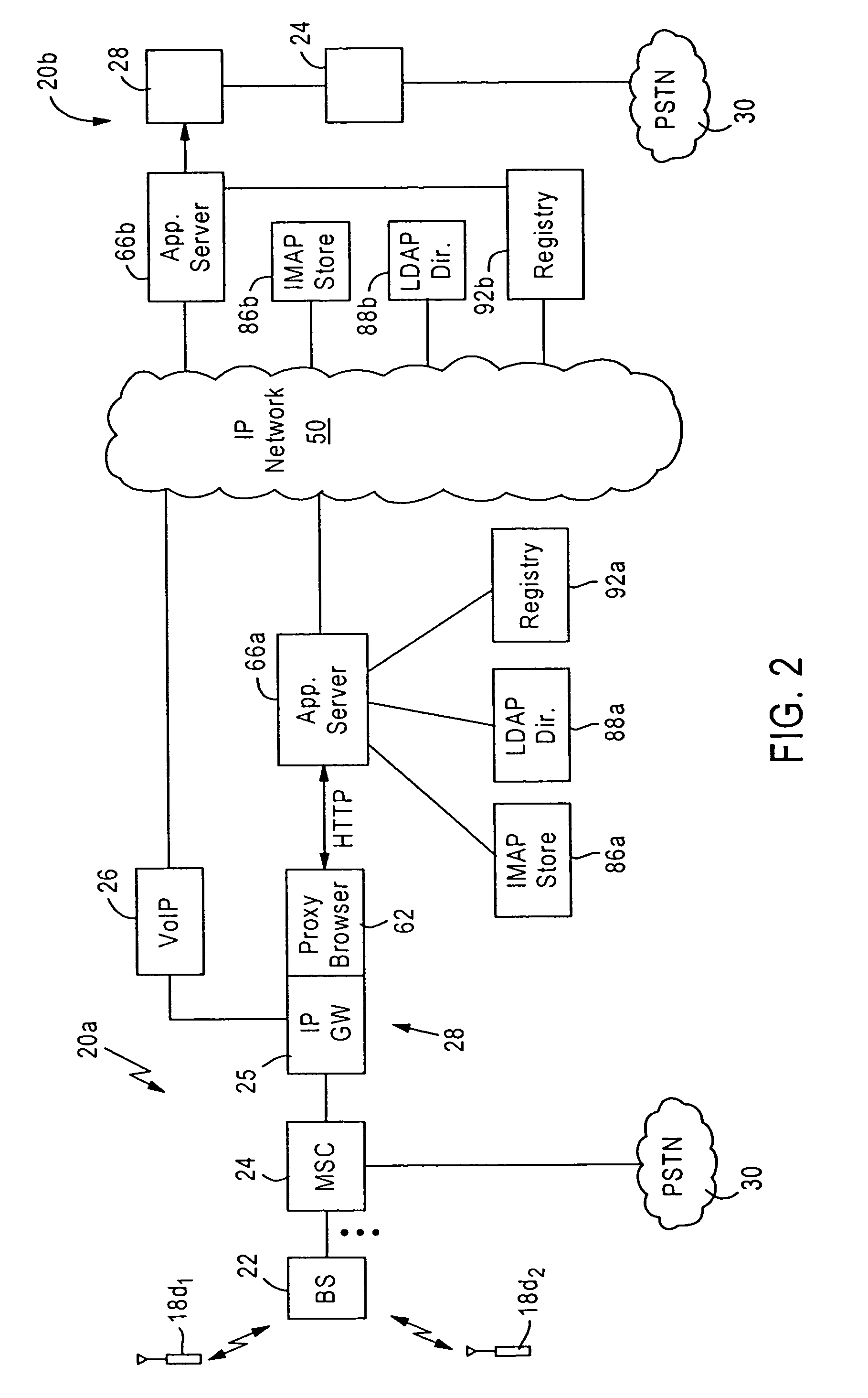 IP web based messaging system for localized management of wireless messaging