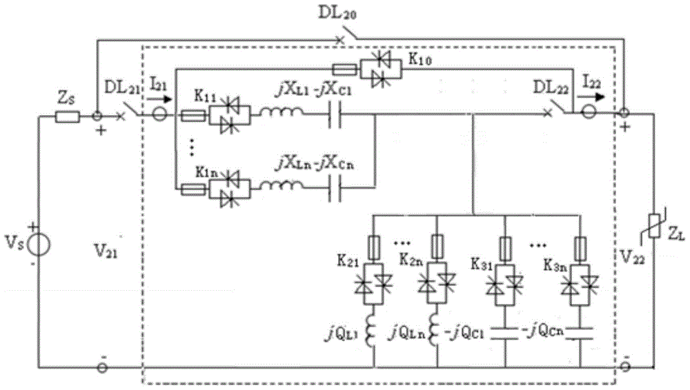 Harmonic isolation method and device for power supply system