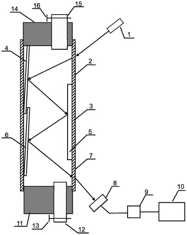 A light-transmitting liquid concentration detection system and detection method